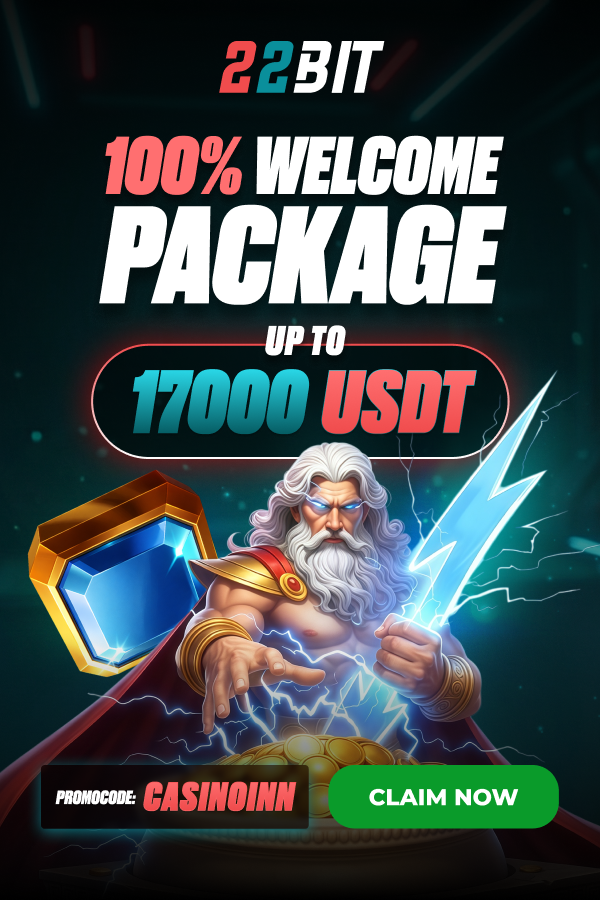 22BIT 100% Welcome Package - 1700 USDT Bonus